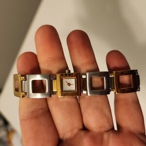 Skagen gold & silver watch